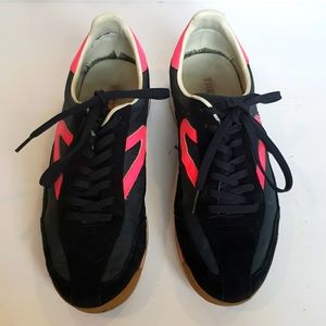 Tretorn Rawlins size 9 Black/Pink